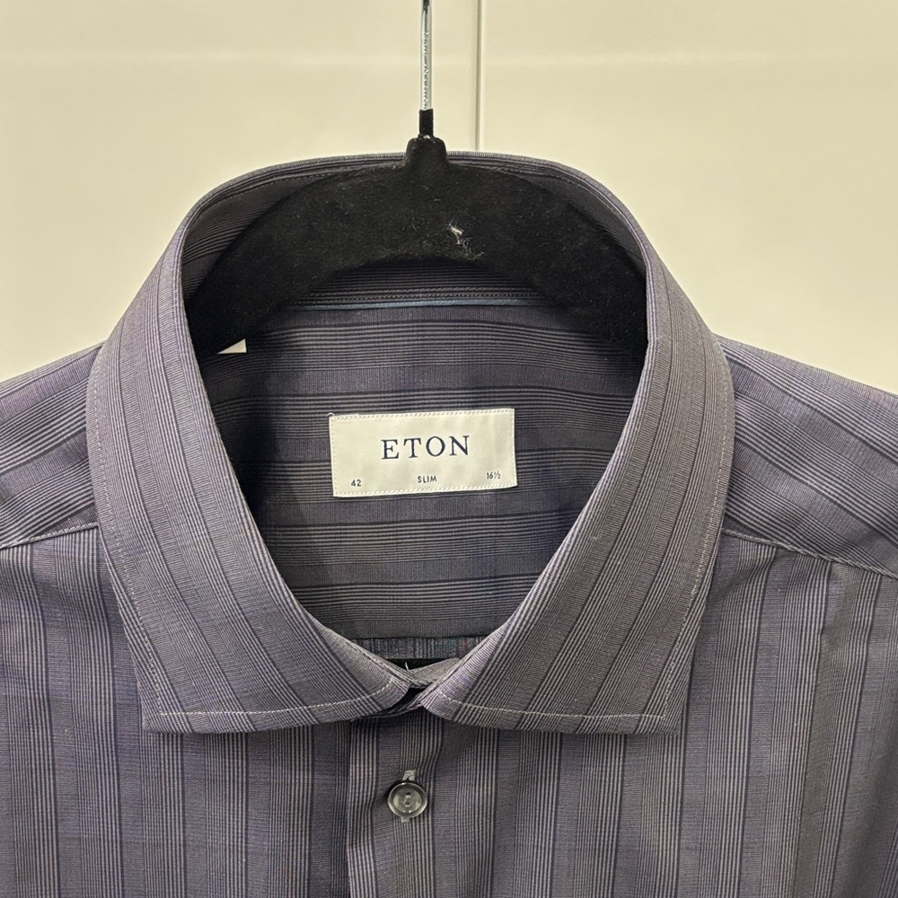 Eton Men's Classic Purple Dress Shirt